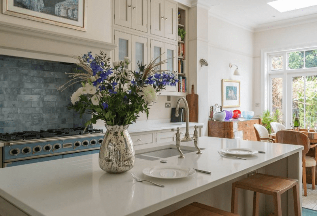 A custom-designed kitchen that highlights the attention to detail in both aesthetic choices and functional design elements, showcasing the importance of personalisation in custom kitchen design. 